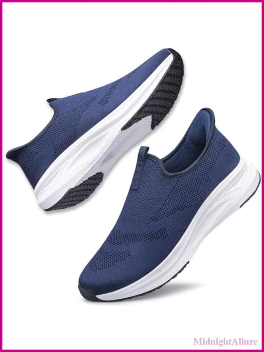 Women's Hands Free Slip On Walking Shoes Non Slip Ultra Light Breathable Casual